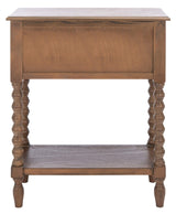 SAFAVIEH Home Collection Athena Brown 3-Drawer Console Table Safavieh