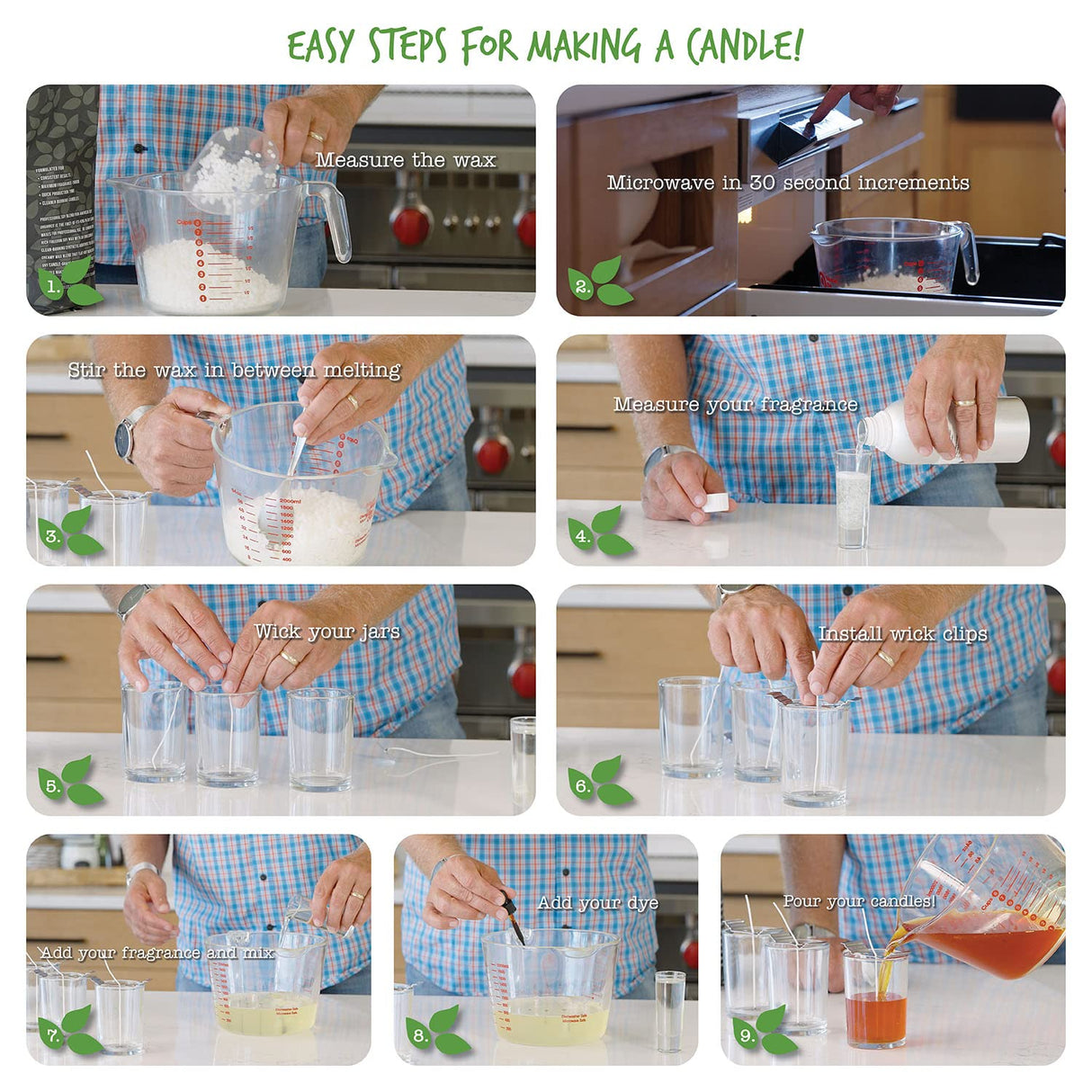 American Soy Organics Freedom Soy Wax Beads for Wax Melts Making - Natural Candle Making Supplies - Paraffin-Free, Beeswax-Free Candle Wax for Tarts, Tealights, Wax Melts and Cubes, 10 lbs American Soy Organics