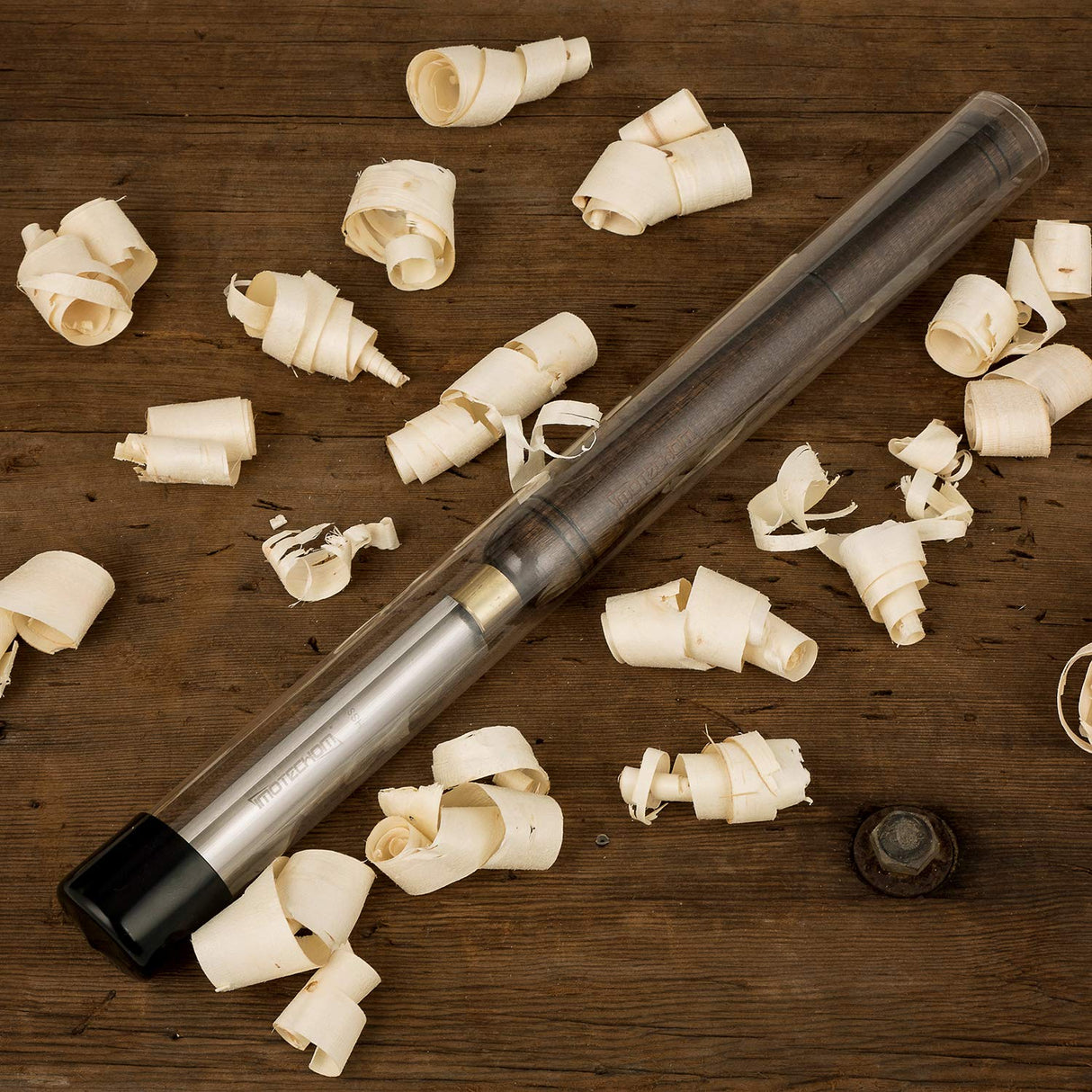 IMOTECHOM 1-Inches HSS Roughing Gouge Lathe Chisel Wood Turning Tools with Round Plastic Box and Hanging Bag IMOTECHOM