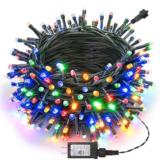 Joomer Christmas Lights 100FT 300 LED String Lights with 8 Modes Timer Connectable Waterproof Plug-in Fairy Lights for Home, Garden, Party, Holiday, Tree, Christmas Decorations (Multicolor)