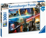 Ravensburger Mandalorian Crossfire - 300 Piece XXL Jigsaw Puzzle | Designed for Kids Ages 8-10 | Perfect Interlocking Fit | Promotes Problem Solving Skills | Durable Piece Material Ravensburger