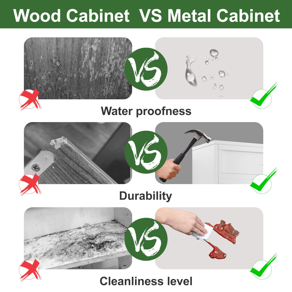 Ckzbx Tall Narrow Storage Cabinet 66.93" H Tall Bathroom Cabinets Metal Pantry Cabinet, 4 Adjustable Shelves for Kitchen, Home Office, Living Room, Dinning Room (16 inches Wide White) Ckzbx