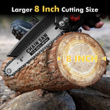 Seesii Mini Chainsaw Cordless 8 inch DL07, Electric Battery Powered Chainsaw, Upgraded Brushless Chain Saw with Auto Oiler, 2pcs 2000mAh Battery, Handheld Pruning Saws for Tree Branch Wood Cutting Seesii