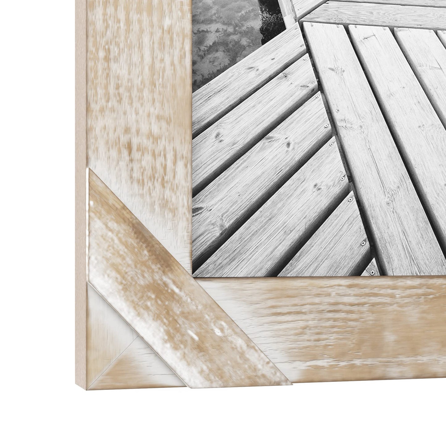 Barnyard Designs Picture Frame, Rustic Picture Frame, Distressed Wood Farmhouse Picture Frames, Vertical Horizontal Display, Tabletop Wall Hanging Frame, Whitewashed (8" x 10" / 1 Frame)