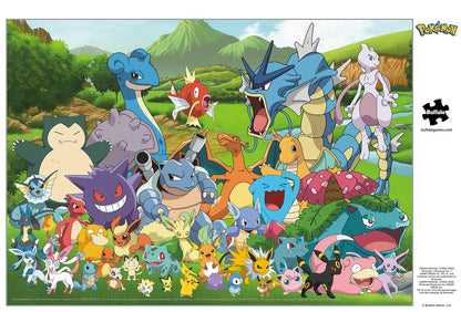 Buffalo Games - Pokemon - Favorites Group - 500 Piece Jigsaw Puzzle for Adults -Challenging Puzzle Perfect for Game Nights - Finished Size is 21.25 x 15.00