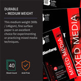 Speedball Art Products Mixed Media Paper Pad, 9-Inch by 12-Inch, White Speedball