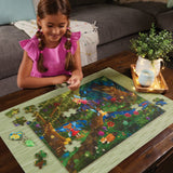 Peaceable Kingdom Twilight Fairies Puzzle – 100-Pc. Seek & Find Glow Puzzle for Kids Ages 6 & Up – Included Blacklight Reveals Hidden Items – Great for Home or Classrooms Peaceable Kingdom