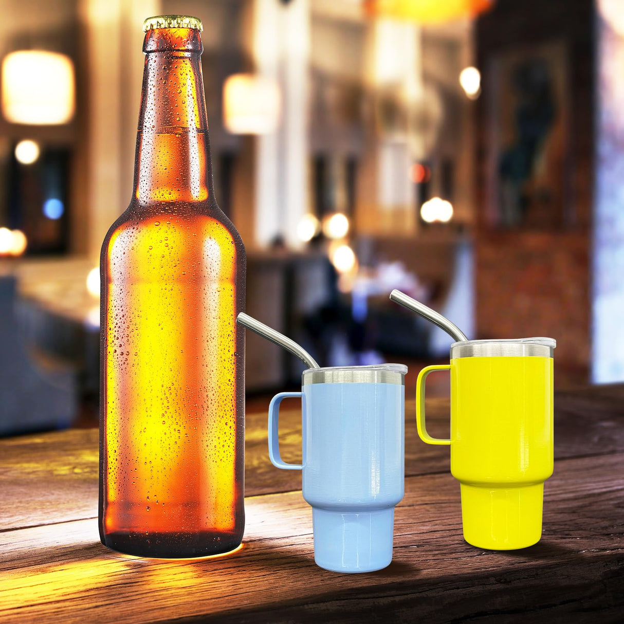 FunTrans 3oz Mini Tumbler Shot Glass with Straw and Lid, 10 Pack Stainless Steel Sublimation Shot Glasses with Handle for Wedding Party Whiskey Cocktail Bar FunTrans