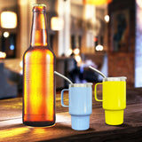 FunTrans 3oz Mini Tumbler Shot Glass with Straw and Lid, 10 Pack Stainless Steel Sublimation Shot Glasses with Handle for Wedding Party Whiskey Cocktail Bar FunTrans