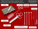 Premiala 304-Stainless Steel Meat Injector - With Marinade Straw! 4 Needles, Spare Orings, Ebook, Spares Available! The Original 2oz Marinade Injector Syringe Kit Creates Juiciest Turkey and BBQ Ever! Premiala