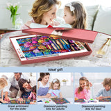 Stalente Diamond Painting Kits for Adults, 5D DIY Diamond Art Kits for Beginners Round Full Drill Diamond Painting for Home Wall Decoration Gift 12×12inch, Stained Glass Book Flower Stalente