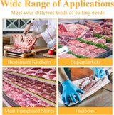 Electric Meat Bone Saw 750W Band Saw Commercial Meat Saw for Butcher Cutting Frozen Meat into Slice Bandsaw Machine 0.8-4.3“ Chop Thickness Bone FADHOLE