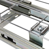 Household Essentials Glidez Multipurpose Chrome-Plated Steel Pull-Out/Slide-Out Storage Organizer for Cookware and Bakeware - Fits Standard Size Cabinet or Shelf, Chrome Household Essentials
