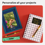 ARTISTRO 2 Acrylic Paint Pens for Rock Painting Ceramic Wood Glass Tire Plastic, Fabric Marker Paint Markers Ideal for Labeling DIY Crafts Art Projects, 0.7mm Extra Fine Tip, Gold ARTISTRO