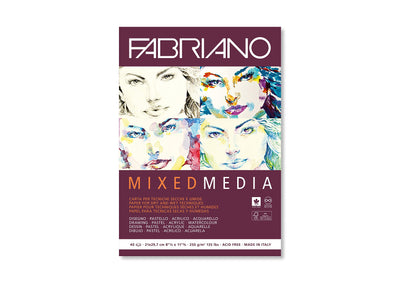 Fabriano Mixed Media Pad, A4, White