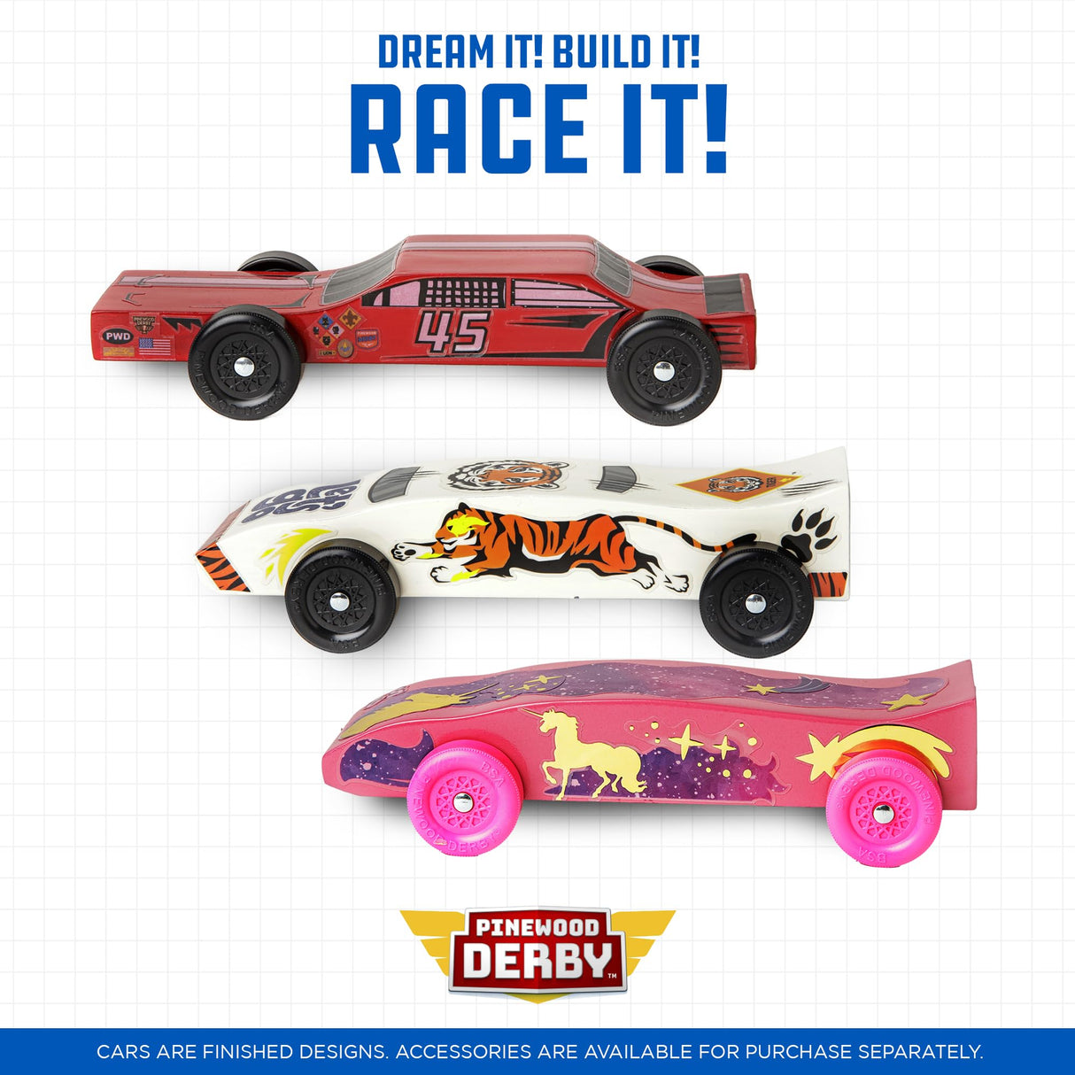 Official Pinewood Derby Car Kit Boy Scouts of America