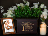 Cremation Urns for Ashes Wooden Urn Memorial Urn for Human Ashes Adult Male Female Large Burial Funeral Wood Urns Keepsake Tree of Life Urn Box and Casket Holds Up to 220 LBS (Horizontal Style 1) PREKIAR