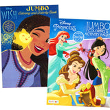 Disney Princess Coloring Book Activity Set for Kids – Bundle with 6 Coloring Books Featuring Disney Princess, Encanto, Moana and Frozen Bendon