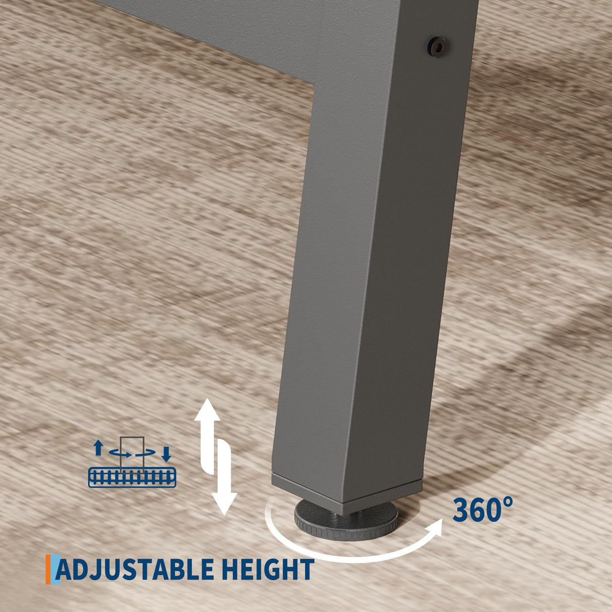 IDEALHOUSE Rustic Dining Table for 6-8 People, 78.7” Long Rectangle Kitchen Table, Industrial Farmhouse Wooden Kitchen Tables with Sturdy Metal Frame, Dining Room Table for Office, Home IDEALHOUSE