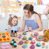 BRIPATI Soap Making Kit for Adults - DIY Soaps Crafts Supplies Set Include Soap Bases, Silicone Molds, Fragrances, Liquid Pigments, Glitters, Birthday & Holiday Gift BRIPATI
