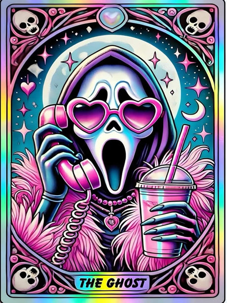 Ekuxom Skull Diamond Art Kits for Adults, Halloween Diamond Painting Kits for Adults Beginners, 5D DIY Full Round Drill Diamonds Dot Gem Art Home Wall Decor Gift 12x16In Ekuxom