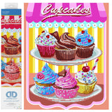 DIAMOND DOTZ Cup Cakes Diamond Painting Kits for Adults - Diamond Art Kits a Relaxing Creative Craft Kit with Dotz Gems 20x16 DIAMOND DOTZ
