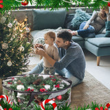 ProPik Christmas Wreath Storage Bag 30" - 2 Pack Clear Christmas Wreath Storage Container- Garland Holiday Artificial Wreath Storage Holder –Water Proof Transparent Clear PVC (30 Inch, Black) ProPik