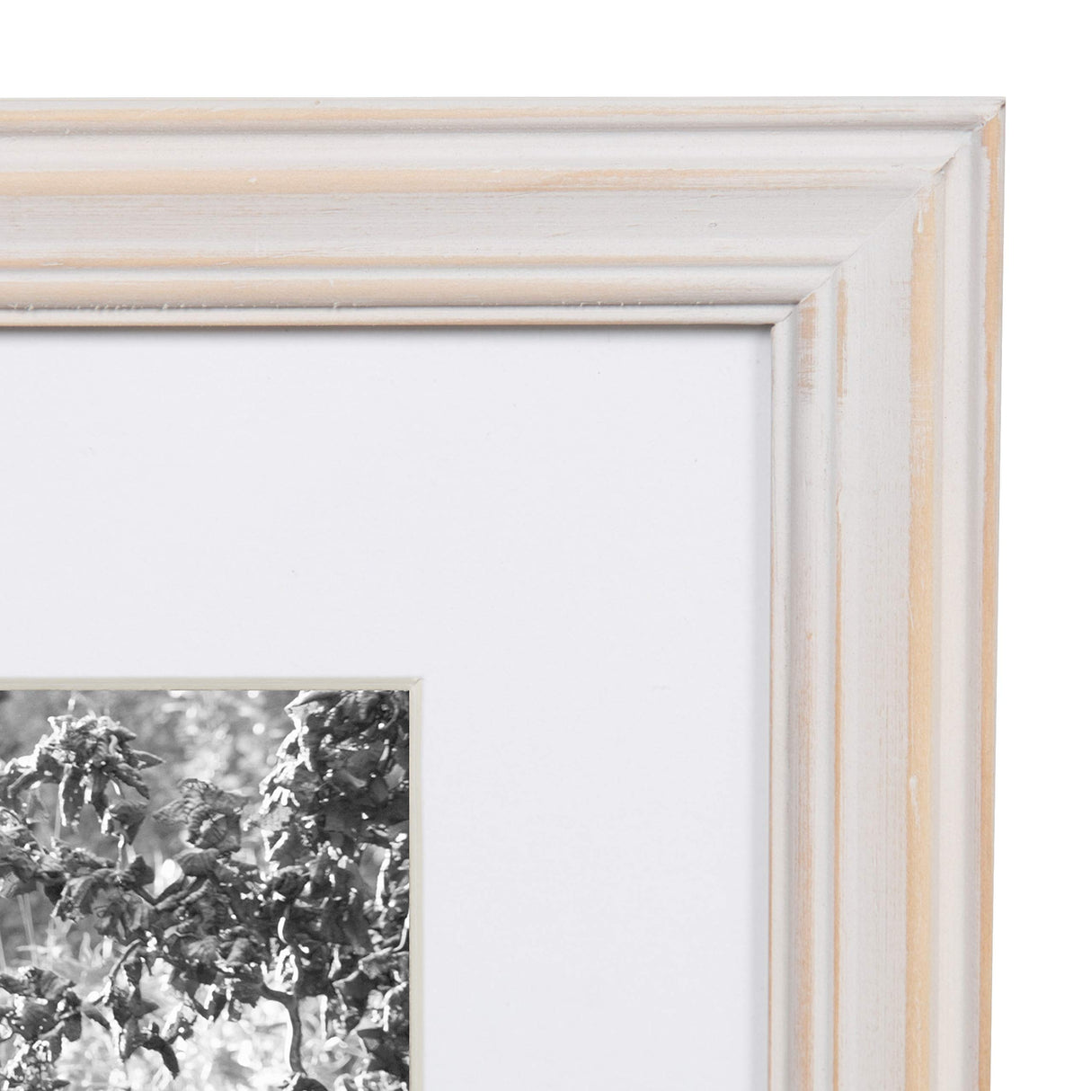 Kate and Laurel Bordeaux Gallery Wall Kit, Set of 10 with Assorted Size Frames in 3 Different Finishes - White Wash, Charcoal Gray, and Rustic Gray Kate and Laurel