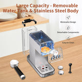 YASHE Espresso Machines 20 Bar, Upgraded 1350W Espresso Maker with Milk Frother Steam Wand and 37.2oz Removable Water Tank, Semi-Automatic Steam Espresso Coffee Maker, Cappuccino Machine for Home YASHE