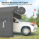 GOJOOASIS Carport Tent Car Ports Party Tent Heavy Duty Portable Car Garage Tent Outdoor Gazebo Car Shelter (10’ x 20’) GOJOOASIS