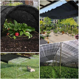 LOVE STORY 90% Sun Shade Cloth Black Mesh Tarp with Grommets 6.5 x 20FT Shade Cover for Greenhouse Patio Canopy Garden Pergola Dog House Chicken Coop LOVE STORY