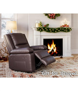 Power Lift Recliner Chair - Heat and Massage, Faux PU Electric Lift Recliner for Elderly & Mobility Impaired, Adjustable Back and Legs, Heavy Duty Lift Chair for Seniors GarveeHome