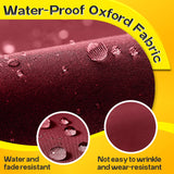 MAGIC ELEPHANT Egg Chair Cushion, Memory Foam Indoor Outdoor Hanging Egg Chair Cushion Replacement, Patio Basket Swing Cushion with Headrest (Red) MAGIC ELEPHANT