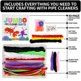 Make & Play: Jumbo Pipe Cleaner Crafts - 15 Projects to Create, Make Fuzzy & Fun Creatures & Animals, DIY Art & Crafts Activity Kit, Kids Ages 8+ SpiceBox