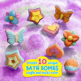 XXTOYS Bath Bombs Science Lab - Create 10 Baths Bombs, Bath Toys for Kids - Great Gifts for Girls Age 8-12, Crafts Kit for Girls, Spa Kit for Girl XX