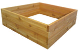 Infinite Cedar 3 ft x 3 ft x 11 in Raised Garden Bed Kit - Made from 1" Thick Western Red Cedar from North America Infinite Cedar
