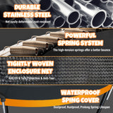 Kiivakii Trampoline 12FT 14FT, Outdoor Trampolines for Kids and Adults, Recreational Trampoline with Ladder & Enclosure Net, Heavy Duty Round Trampoline for Backyard Kiivakii