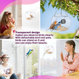 Bird Feeder with Camera Smart Backyard House Camera with Live View Instant Arrival Alerts Auto Capture Video Outside Wild Watching cam Gift for Bird Lovers SOFIDA