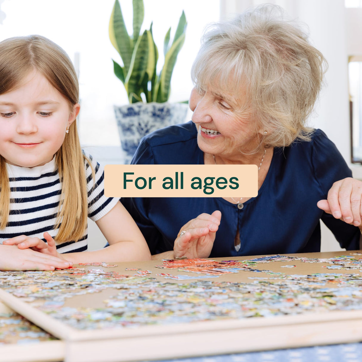 PlayVibe Puzzle Locker 1500 Piece Puzzle Board with Drawers and Cover - Puzzle Solve Station - Sturdy Puzzle Table with 6 Drawers 27" x 35" - Jigsaw Portable Wooden Puzzle Tray, Puzzle Accessories PLAYVIBE