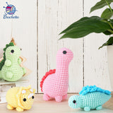 Crochet Kit for Beginners, Beginner Crochet Kit for Adults with Step-by-Step Video Tutorials, DIY Crochet Animal Kits Kids Knitting Supplies, 4 Pack Dinosaurs (40%+ Yarn) Crochetta