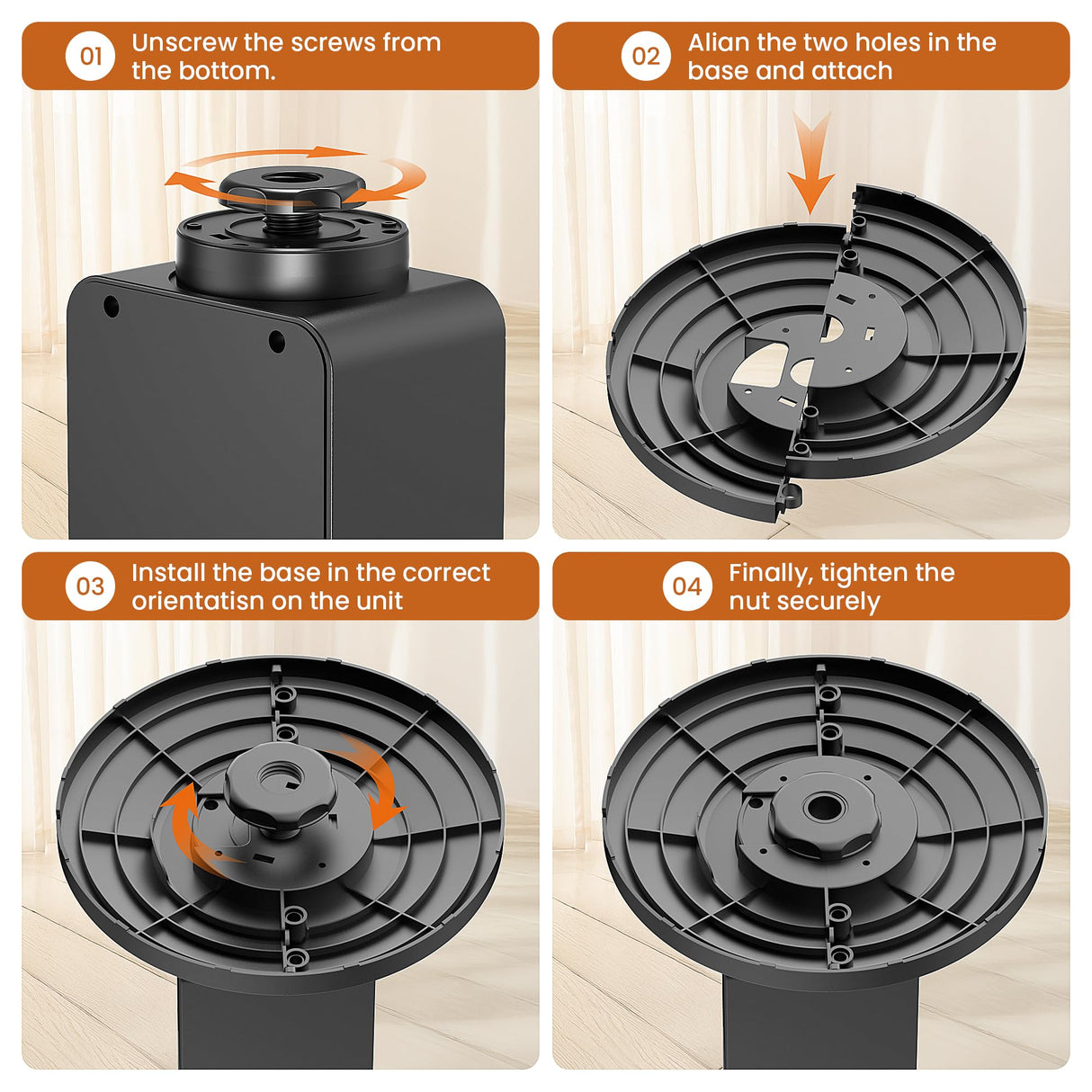 Space Heater, 1500W Electric Fireplace Heaters Indoor Portable with Child Lock & ECO Mode, PTC Ceramic, 3D Flame, 12H Timer, Remote Control, 70° Oscillation, Heating & Fan Modes for Home & Office Riseon