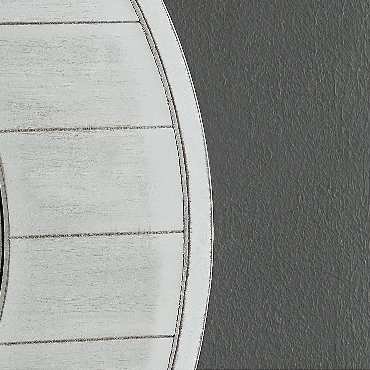 FirsTime & Co. Ellison Shiplap Accent Wall Mirror, 27", Aged White FirsTime & Co.