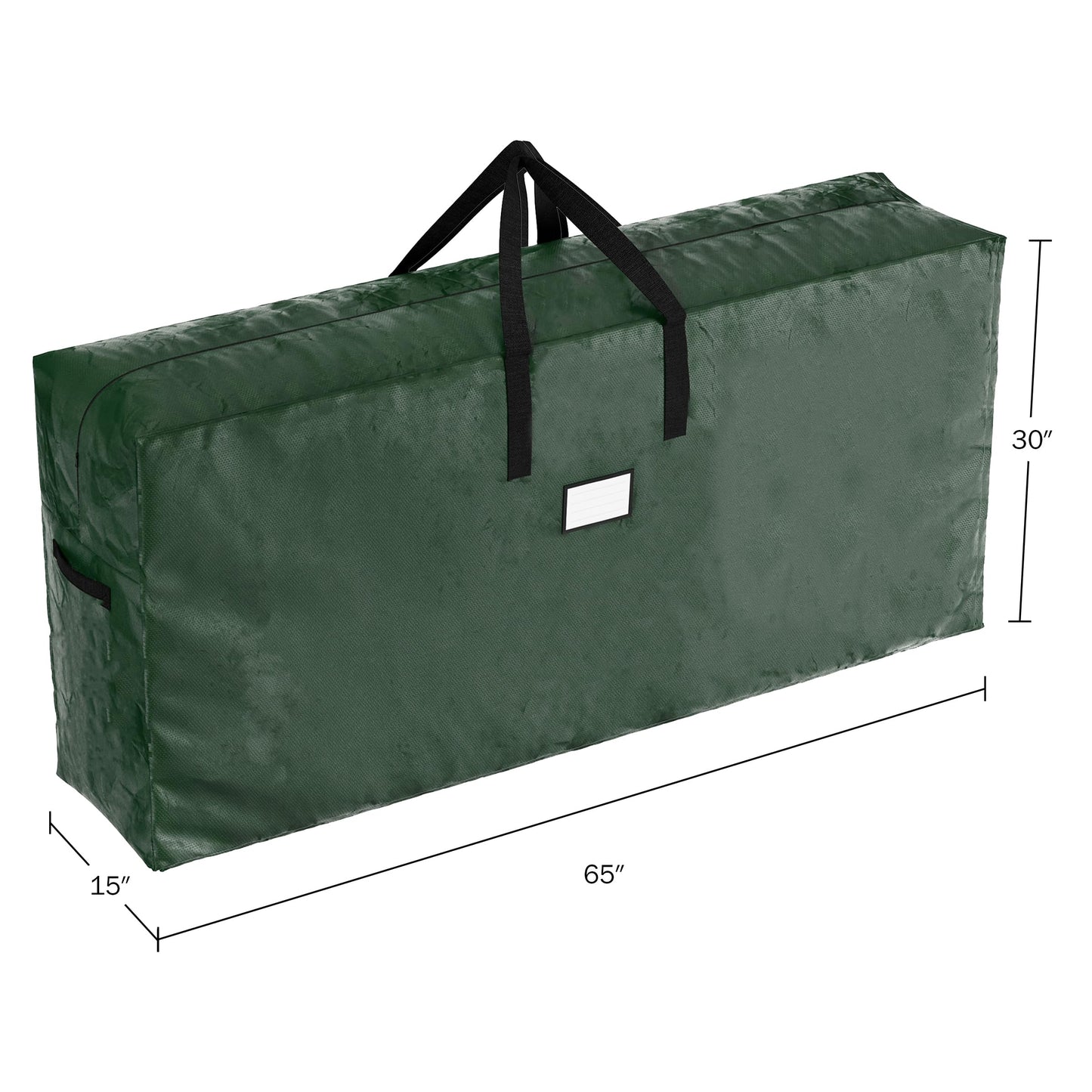 Storage Bag 65-Inch-Long with Handles and Zipper Closure for Moving Christmas Trees Clot