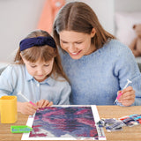 MOGTAA Cherry Blossom Landscape Diamond Art Kits for Adults, 5D Full Drill Diamond Painting Kits for Adults Beginner, DIY Round Diamond Dots for Adults, Gem Art for Home Wall Decor 12 X 16Inch MOGTAA