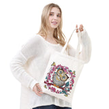 JGA JOGGING ARM 5D Art Craft Diamond Painting Shopping Canvas Tote Bag Handwork Organize Handbag for Women JGA JOGGING ARM