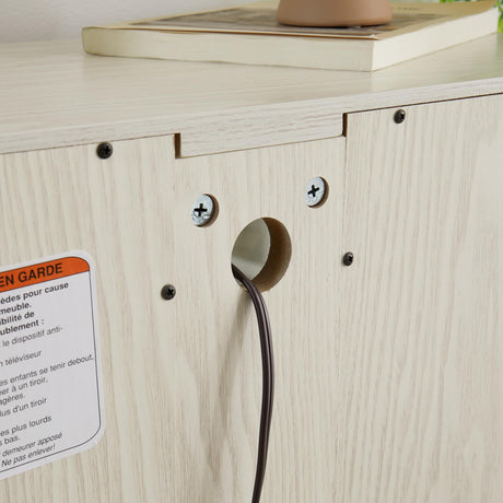 TRJQBCC 3-Tier Lighted Curio Display Cabinet, 47" H Glass Accent Storage Cabinet with Adjustable Glass Shelves & 1 Drawer, Wooden Wine Display Case with Mirrored Back Panel for Living Room (White) TRJQBCC