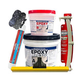 MPC-100 3-Gallon Floor-and-Countertop Epoxy-Resin Kit, Includes 20-Inch Squeegee Trowel, 18-Inch Roller, 18-Inch Roller Frame, and Spiked Shoes Master Protective Coatings