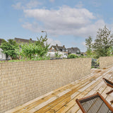 SHYDZYYC Natural 2 Pack 4FT X 16.4FT Reed Fencing Roll, Balcony Privacy Balcony Shade Reed Bamboo Fencing Garden Fence Border, Wind Block Sunshade Fence Screen for Outdoor Yard Patio Flower Bed Edge SHYDZYYC