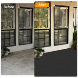 Neoaider 9PCS Plastic Interlocking Decking Tiles 12" x 12", Waterproof Outdoor Flooring All-Weather, Patio Floor Decking Tile for Garden Porch Poolside Balcony Backyard, Dark Grey Neoaider