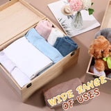 Wesiti 2 Pcs Unfinished Wooden Box 14 x 10 x 6.5 Inch Treasure Chest Craft Box with Hinged Lid Rustic Large Paint Box Stash Crate for Storage Carving DIY Gift Wesiti